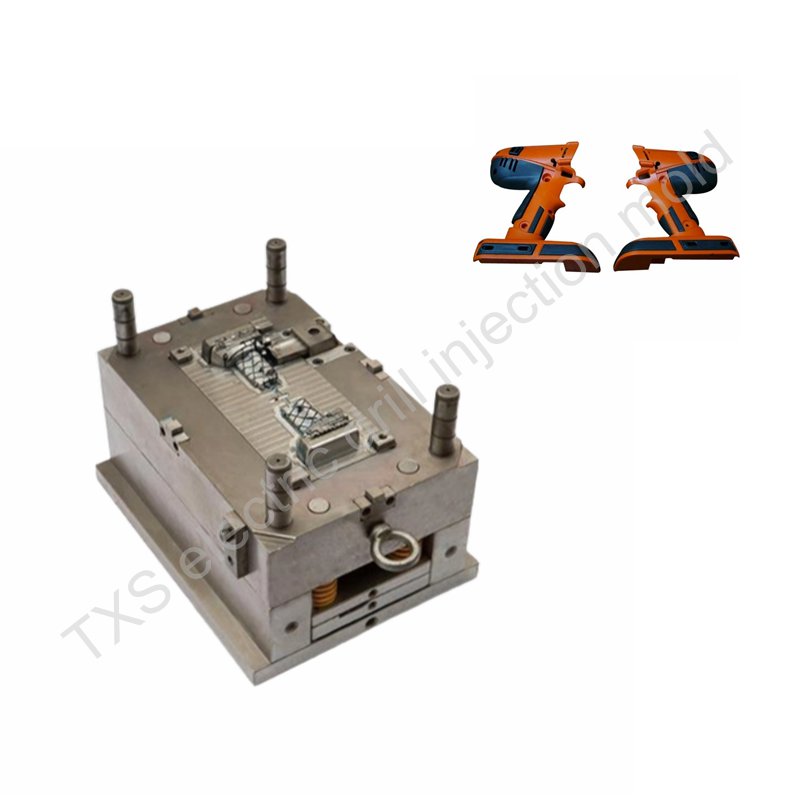 precision electric drill housing plastic injection mold